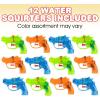 ArtCreativity Mini Water Squirters for Kids, Set of 12, 3.5 Inch Blaster Toys for Swimming Pool, Beach, and Outdoor Summer Fun, Cool Birthday Party Favors for Boys and Girls