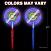ArtCreativity Light Up Spinning Wand, 15-Inch LED Spinner Toy for Kids, Batteries Included, Fun Spinning Light Up Toy for Boys and Girls, Great Party Favor, Gift, or Carnival Prize – Colors May Vary