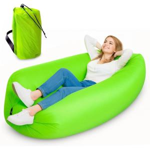 ArtCreativity Inflatable Lounge Chair – Large Air Sofa Lounger Holds Air Longer Hours – Waterproof Camping Essentials for Hiking, Beach, Backyard, Park, Picnics – Inflatable Camping Couch Furniture