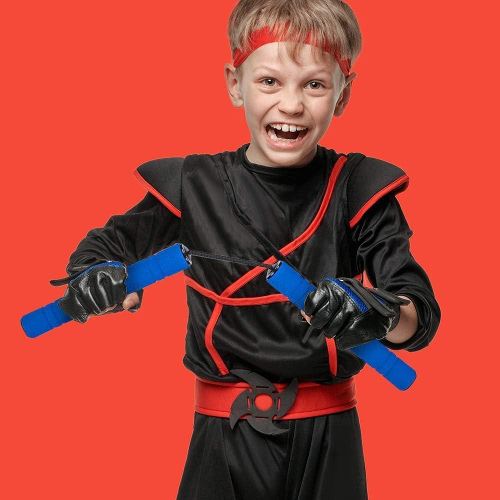 imageArtCreativity Foam Toy Nunchucks for Kids in Assorted Colors Set of 3 Training Nunchucks Toys with Soft Handles Best Gift for Boys and Girls