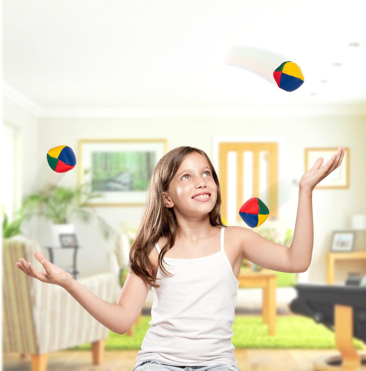 imageArtCreativity Juggling Balls for Beginners and Professionals Set of 3 Learning Toy Juggling Balls Set Learn to Juggle Balls Easter Basket Stuffers Best Gift for Kids and AdultsSmall Pack of 2