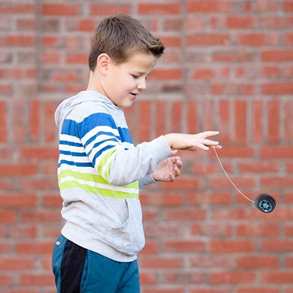 imageArtCreativity Mini Designer Wheel Yoyos for Kids Pack of 12 Plastic YoYo Toys in Assorted Colors Birthday Party Favors Goodie Bag Fillers Holiday Stocking Stuffers Classroom Prizes