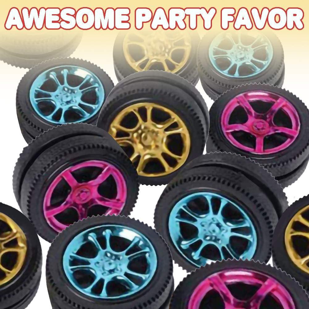 imageArtCreativity Mini Designer Wheel Yoyos for Kids Pack of 12 Plastic YoYo Toys in Assorted Colors Birthday Party Favors Goodie Bag Fillers Holiday Stocking Stuffers Classroom Prizes