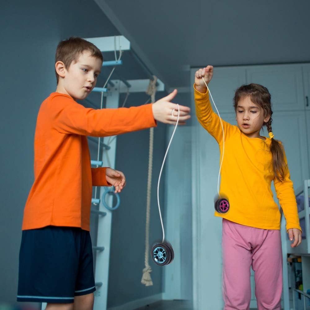 imageArtCreativity Mini Designer Wheel Yoyos for Kids Pack of 12 Plastic YoYo Toys in Assorted Colors Birthday Party Favors Goodie Bag Fillers Holiday Stocking Stuffers Classroom Prizes