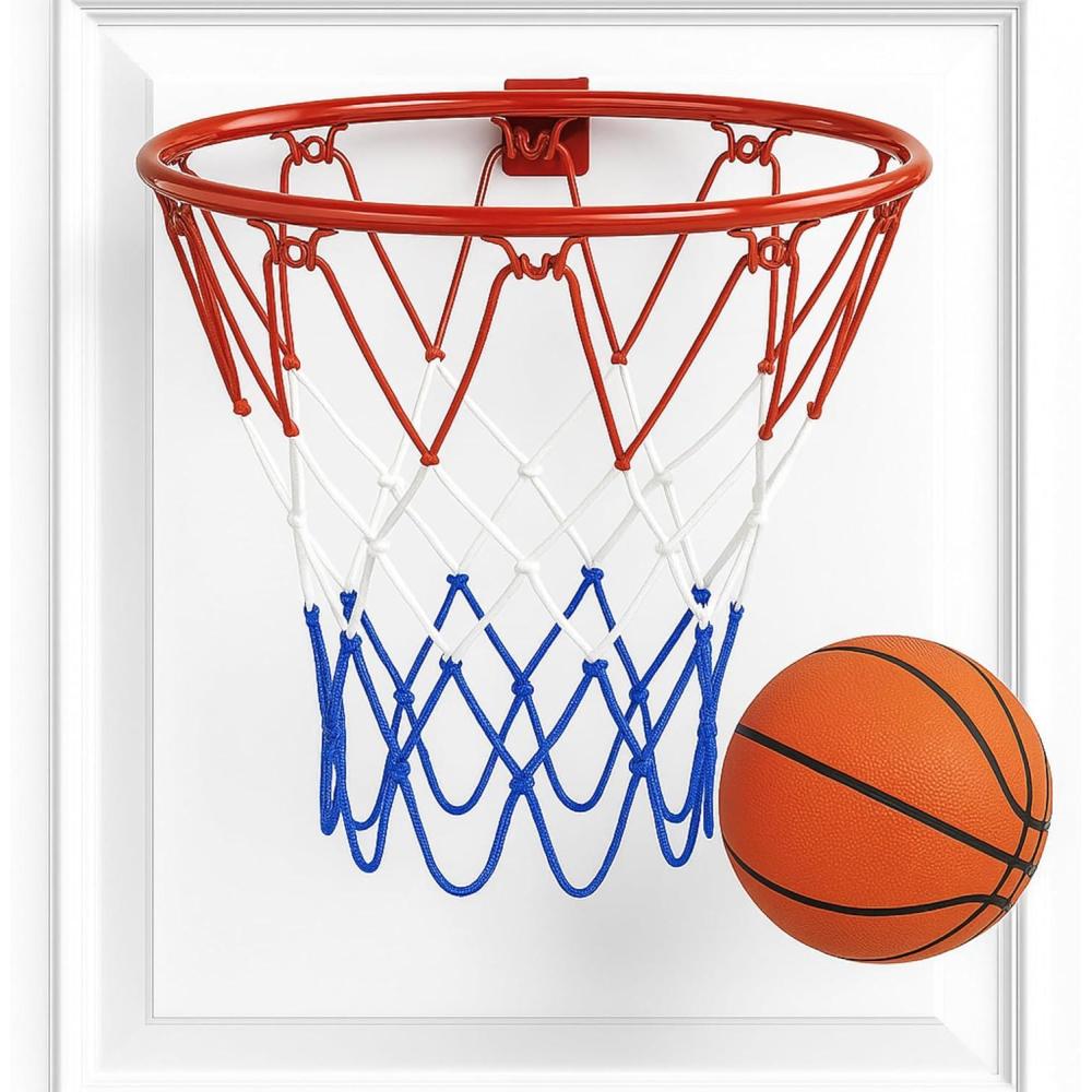 imageArtCreativity Mini OverTheDoor Basketball Hoop Game  Easy to Hang No Assembly Required  Includes 1 Mini Ball ampamp Durable Net Hoop  Indoor Basketball Toy Gift for Kids Teens ampamp Adults Bedroom Play