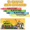 ArtCreativity 12 Pack Zoo Animal Mini Coloring Books for Kids with 12 Crayon Packs – Jungle Safari Party Favors, Wild One Birthday goodie bags stuffers, Classroom Prizes, Activity Set for Toddlers