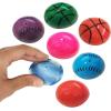 ArtCreativity 1.25 Inch Rubber Poppers Mix for Kids, Bulk Pack of 72 Pop-Up Half Ball Toys, Fun Assorted Designs and Colors, Old School Retro 90s Toys, Birthday Party Favors and Treat Bag Fillers