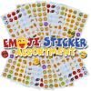 ArtCreativity 3000+ Emoticon Stickers for Kids, Includes 12 Packs with 72 Sticker Sheets, Emoticon Sticker Set for Teacher Classroom Rewards, Art Supplies, Kids Party Favors, Goodie Bag Fillers