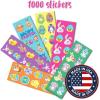 ArtCreativity Assorted Easter Stickers for Kids – 100 Sheets with Over 1000 Stickers – Made in USA Assorted Vibrant Colors and Designs, Easter Basket Essentials, Party Favors for Boys and Girls