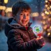 ArtCreativity Christmas Tree Light Up Spinner Wand for Kids – 7.5 Inch Light Up Spinner Wand – LED Holiday Spinning Toy with Batteries Included – Christmas Sensory Toys for Kids with Autism