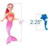 ArtCreativity Mermaid Playset for Girls, Mermaid Toys Set with 3 Figurines & 3 Brushes Princess Party Favors for Children, Best Birthday Gift for Kids