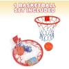 ArtCreativity Mini Over-The-Door Basketball Hoop Game – Easy to Hang, No Assembly Required – Includes 1 Mini Ball & Durable Net Hoop – Indoor Basketball Toy Gift for Kids, Teens & Adults Bedroom Play