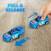 ArtCreativity Pullback Mini Police Toy Cars for Kids, Set of 12, Pull Back Racers in Assorted Colors, Police Birthday Party Favors for Boys Girls, Goodie Bag Fillers, Small Game Prizes
