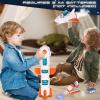 ArtCreativity Rocket Space Toys for Kids 3 4 5 6 7, with Planet Projection, Rocket Ship Toys for Toddlers with Lights and Sounds, Space Shuttle Toy with Mist Spray, Rovers, Astronaut Toy for Boys