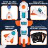 ArtCreativity Rocket Space Toys for Kids 3 4 5 6 7, with Planet Projection, Rocket Ship Toys for Toddlers with Lights and Sounds, Space Shuttle Toy with Mist Spray, Rovers, Astronaut Toy for Boys