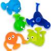 ArtCreativity Suction Cup Bath Toys for Toddlers – Set of 12 Suction Cup Toys – Mold Free Bath Toys in Assorted Colors and Shapes – Suction Toys for Toddlers – Cool Creatures for Baththub Play