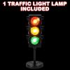 ArtCreativity Traffic Light Table Lamp for Kids, 1 PC, Bedside Lamp with Color Changing LEDs, Cool Nightlight for Girls and Boys, Decorative for Living Room, Bedroom, or Playroom, 11 Inches