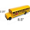 ArtCreativity Yellow School Bus Toy for Kids – 8.5 Inch Pull Back Car with Cool Opening Doors and Rubber Tires – Durable Diecast School Bus – Best Birthday Gift for Boys and Girls
