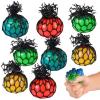 ArtCreativity 1.75 Inch Mesh Stress Balls for Kids – Pack of 24 – Squeeze Toys in Assorted Colors for Anxiety Relief and ADHD – Fun Birthday Party Favors, Treasure Box Prizes for Classroom