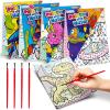 ArtCreativity 4 Pack Mini Paint with Water Books for Kids – Total of 96 Pages -Mess Free Coloring for Toddlers -Water Coloring Books Mess Free Painting -Water Painting Books for Kids 1 2 3 4 5 6 7 8+