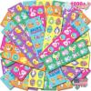 ArtCreativity Assorted Easter Stickers for Kids – 100 Sheets with Over 1000 Stickers – Made in USA Assorted Vibrant Colors and Designs, Easter Basket Essentials, Party Favors for Boys and Girls