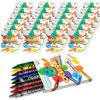 ArtCreativity Bulk Crayon Packs, 24 Sets of 8 Packs of Crayons (192 count), Classroom Crayons for Students, Non-Toxic Crayon Party Favors for Kids, Arts & Crafts Supplies 3+(8 Count (Pack of 24))