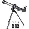 ArtCreativity Kids Telescope for Beginners with Tripod Stand & 3 Eyepieces (20x, 30x, 40x) | Educational Astronomy Toy, STEM Science Learning Gift & Birthday Present for Boys & Girls Ages 3+