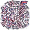 Artcreativity 1000+ Assorted 4th of July Stickers, Patriotic Sticker for Kids, 100 Bulk Stickers Sheets, Memorial Day Crafts for Kid, Memorial Day Decorations, 4th of July Party Favors for Kids