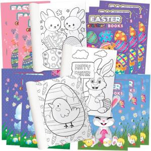 ArtCreativity 20 Packs / 5″ X 7″ Easter Mini Coloring Books for Boys and Girls Children, 5 Designs Set for Classroom, Perfect for Creative Educational Art Home and Exchange Gifts for Toddlers