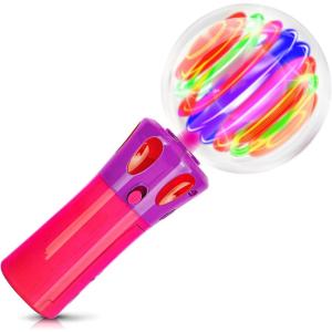 ArtCreativity Light Up Wand for Kids – LED Light Up Toy Wand for Boys and Girls – Unique Spinning Light Up Toy – Batteries Included – Sensory Toys for Kids with Autism – LED Magic Ball Wand