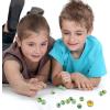 ArtCreativity Pack of 12 Bag of Marbles – Glass Marbles 180Pcs – Include 14 Marble and 1 Shooter Marble Per Pack – Fun Indoor and Outdoor Toys, Great Game Party Favors and Pinata Fillers