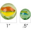 ArtCreativity Pack of 12 Bag of Marbles – Glass Marbles 180Pcs – Include 14 Marble and 1 Shooter Marble Per Pack – Fun Indoor and Outdoor Toys, Great Game Party Favors and Pinata Fillers
