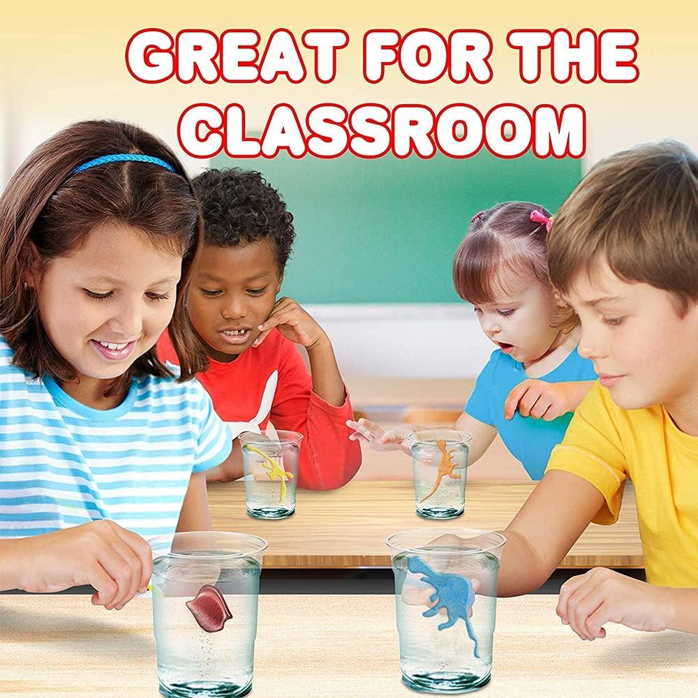 imageArtCreativity Magic Growing Dinosaur Capsules 2 Packs 24 Expanding Dino Capsules Grow in Water Cute Color and Design Variety Kids Birthday Party Favors Easter Basker Contest Prize or Gift Idea