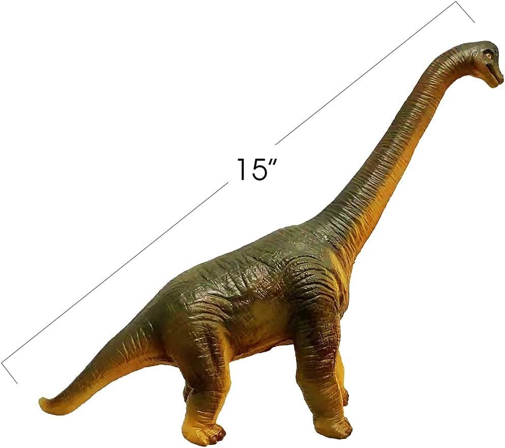 imageArtCreativity Soft Brachiosaurus Dinosaur Toy for Kids Realistic ampamp Soft Touch 15 Inch Dinosaur Figurine Educational Learning Resource Gift and Party Favors