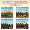 ArtCreativity Mini Dinosaur Notebooks, Pack of 16, Small Spiral Notepads with Dino-Themed Covers, Cute Stationery Supplies for School and Office, Fun Birthday Party Favors, Goodie Bag Fillers for Kids