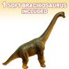 ArtCreativity Soft Brachiosaurus Dinosaur Toy for Kids, Realistic & Soft Touch 15 Inch Dinosaur Figurine, Educational Learning Resource, Gift and Party Favors