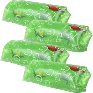 ArtCreativity Jumbo Dinosaur Water Wiggler Toy, Set of 4, Water Sensory Toy for Kids with Dino Figurines and Glitter Inside, Stress Relief Fidget Toy for Boys and Girls, Dinosaur Party Favors for Kids
