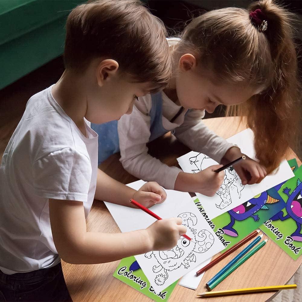 imageArtCreativity Monster Coloring Books for Kids Set of 12 5 x 7 Inch Small Color Booklets Fun Treat Prizes Favor Bag Fillers Birthday Party Supplies Art Gifts for Boys and Girls
