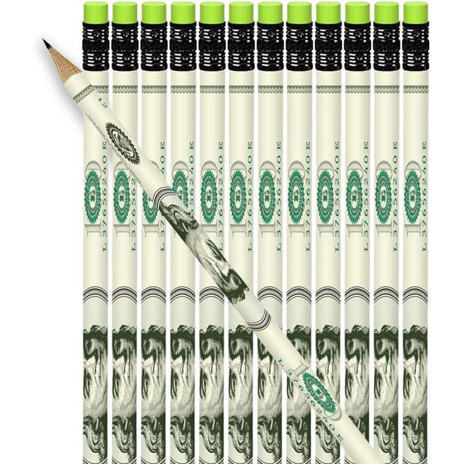 imageArtCreativity Multicolor Pencils 24 Pack of PreSharpened Colored Pencils for Kids ampamp Adults Great for School Art Projects Drawing and Creative Coloring Fun100 Bill Pencils