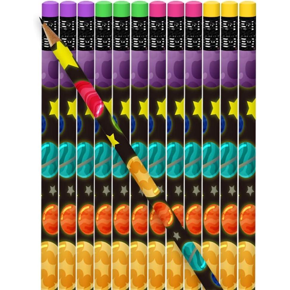 imageArtCreativity Multicolor Pencils  24 Pack of PreSharpened Colored Pencils for Kids ampamp Adults Great for School Art Projects Drawing and Creative Coloring FunSpace Pencils