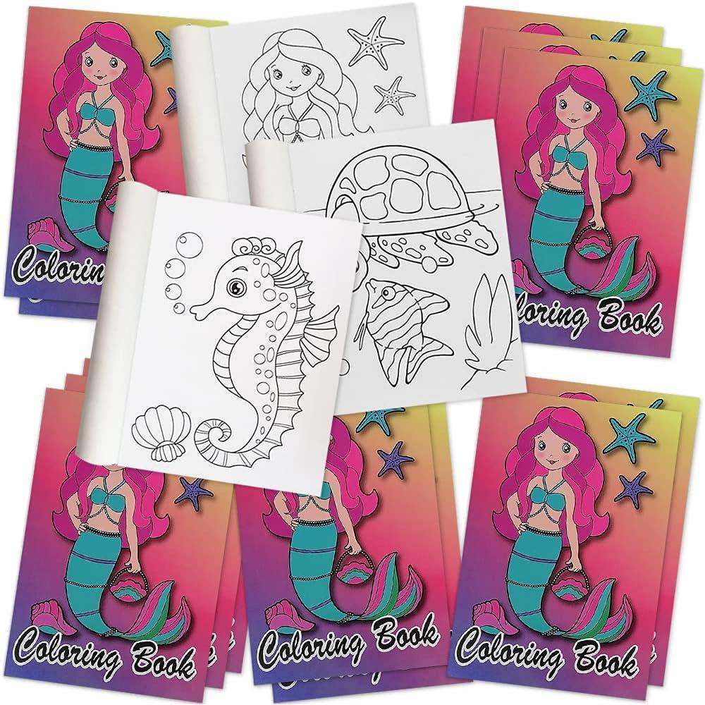 imageArtCreativity Sea Life Coloring Books for Kids Set of 12 5 x 7 Inch Small Color Booklets Fun Treat Prizes Favor Bag Fillers Birthday Party Supplies Art Gifts for Boys and Girls