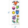 ArtCreativity Alien Stickers Assortment, 100 Sticker Sheets with Over 1000 Space Stickers for Kids, Unique Arts and Crafts Supplies, Outer Space Birthday Party Favors, Galaxy Goodie Bag Fillers