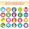 ArtCreativity Dental Sticker Rolls Assortment – Set Includes 500 Dental Themed Stickers – Dental Reward, Goodie Bag Fillers, Party Favors – Fun Craft Tool for Children Ages 3+