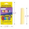 ArtCreativity Jumbo Chalk Set for Kids, 3 Boxes, Each Box with 3 Chalk Sticks, Non-Toxic, Dust Free and Washable- for Driveway, Pavement, Outdoors- Great Arts & Crafts Gift, Birthday Party Favors