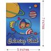 ArtCreativity Space Coloring Books for Kids, Set of 12, 5 x 7 Inch Small Color Booklets, Fun Treat Prizes, Favor Bag Fillers, Birthday Party Supplies, Art Gifts for Boys and Girls