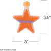 ArtCreativity Star Sand Art Bottle Necklaces, Pack of 12, Sand Art Craft Kit with Shaped Bottles, Craft Party Supplies and Party Favors for Kids – Sand Sold Separately (Star)