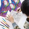 ArtCreativity Unicorn Coloring Books for Kids, Set of 12, 5 x 7 Inch Small Color Booklets, Fun Treat Prizes, Favor Bag Fillers, Birthday Party Supplies, Art Gifts for Boys and Girls