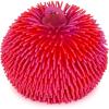 ArtCreativity Tie Dye Puffer Ball With Hanging Loop, 6 Inch Spiky Stress Relief Squeeze Fidget Toy for Kids, Calming Sensory Toy for Autistic Children, Party Favor(Red & Purple)