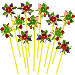 ArtCreativity 36 Pack of Pinwheels – Assorted Colors – Pinwheel for Yard and Garden, Fun Carnival Toy and Party Pinwheel Favor – Amazing Gift Idea for Boys and Girls Ages 3+