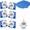 ArtCreativity 12 Inch Plush Toy Astronaut Figurine & Mini Astronaut Paratroopers (Pack of 24)